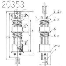 Блок подвески Л8-176.000-02 2400 кгс