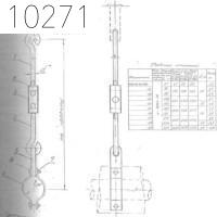 Крепление одной трубы на подвеске DN 325 Pmax 1435 50°C 0312.18.00.000-09 СБ