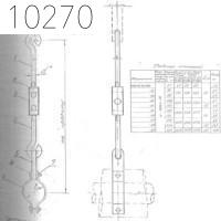 Крепление одной трубы на подвеске DN 273 Pmax 1170 300°C 0312.18.00.000-08 СБ