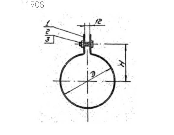 Хомут 1Х-25 1800 мм