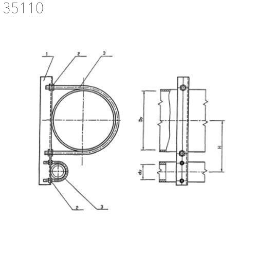 Серия 5.905 - 18-05: Узлы и детали крепления газопроводов