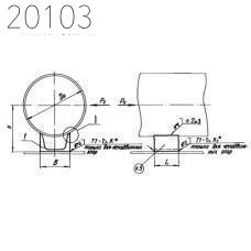 Опоры швеллерные скользящие и неподвижные Л8-147.000-25 720х440 мм