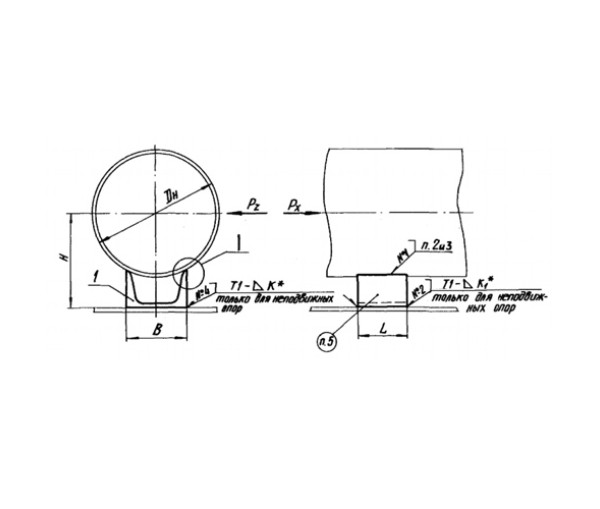 Л8-138.000 - Л8-200.000: Опоры и подвески станционных трубопроводов в Уфе
